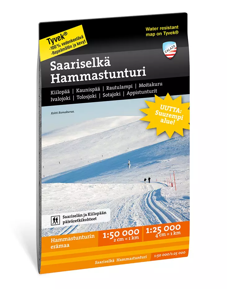 Map of Saariselkä Hammastunturi, Calazo - Maps and Bags - 508 - 1