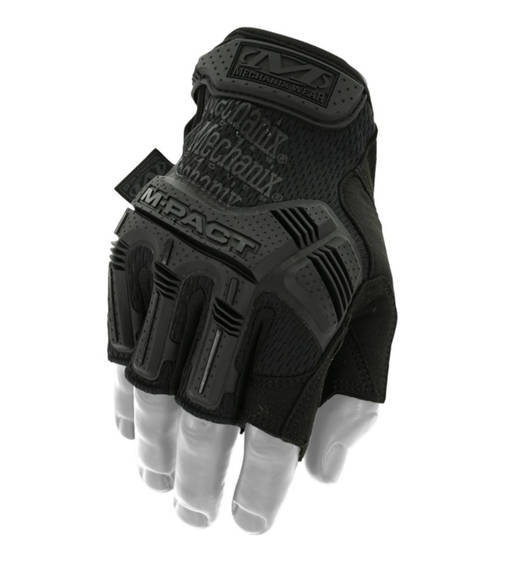Mechanix M-Pact Fingerless Gloves Black - Tactical Gloves - MFL-55-008 - 1