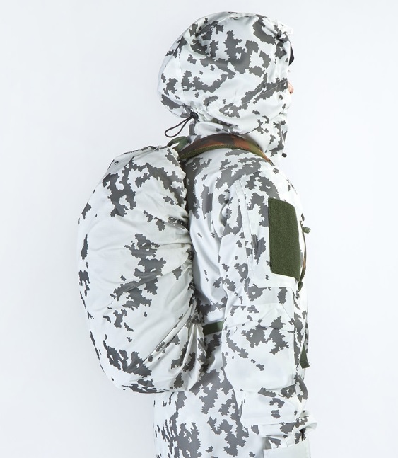 M05 Snow Camouflage Rucksack Rain Cover, Various Sizes - Rain Covers for Backpacks and Travel Bags - 220008 - 1