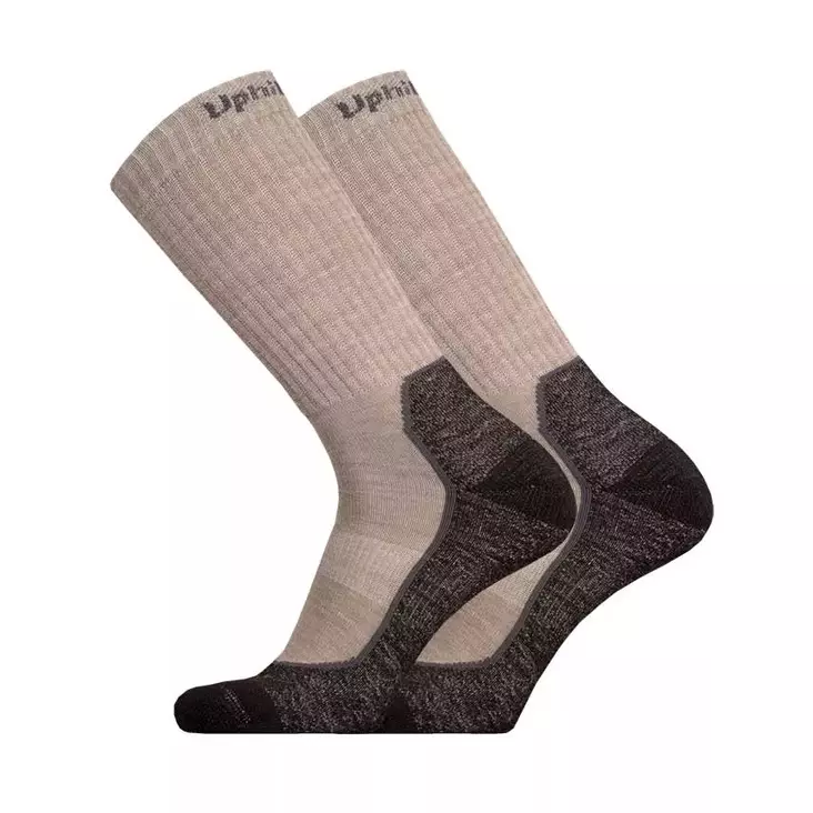 UphillSport OPS Tactical Merino Wool Sock, 4-Layer M5 Drytech, Brown - Socks - E8737-192-35-38 - 1