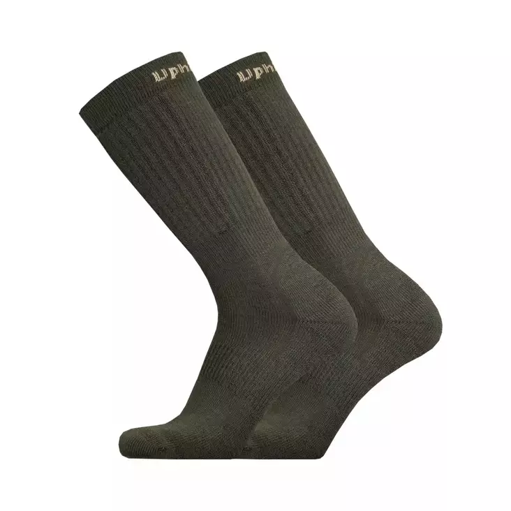 UphillSport ROVA Hunting and Fishing Merino Wool Socks, 4-Layer, Green - Socks - E9091-777-35-38 - 1