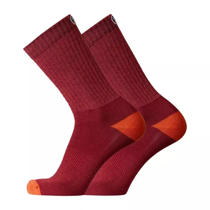 UphillSport Posio Hiking Socks, Merino Wool, Wine - Socks - E9189-102-35-38 - 1