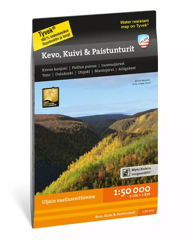 Map of Kevo, Kuivi & Paistunturi, Calazo - Maps and Bags - 528 - 1