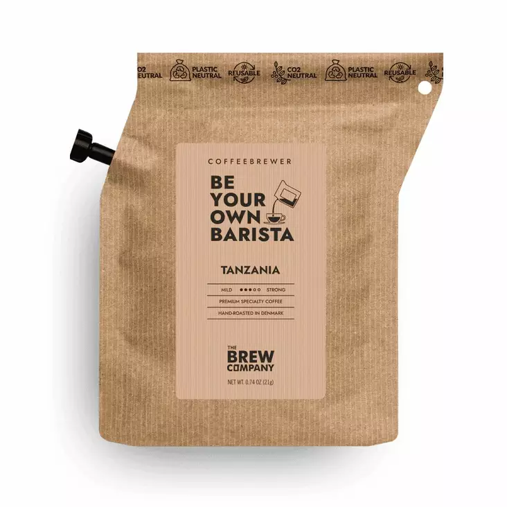 Grower Coffee Tanzania Camp Coffee 2 Cups, Fairtrade & Organic - Coffee and Tea - 100678 - 1