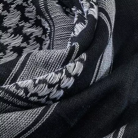 Brandit Shemagh Scarf, Black and White - Shemaghs - 7009-99 - 2