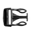 ITW DWSR, 25 mm, Male Buckle, Black - Buckles and Clips - 190650509 - 1