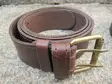 40 mm Leather Belt, Black - Leather Belts - 14013-100-musta - 2