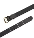 40 mm Leather Belt, Black - Leather Belts - 14013-100-musta - 1