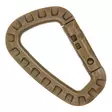Plastic Carabiner Clip 85 mm, Coyote Brown - Climbing and Carabiners - 259135WB - 1