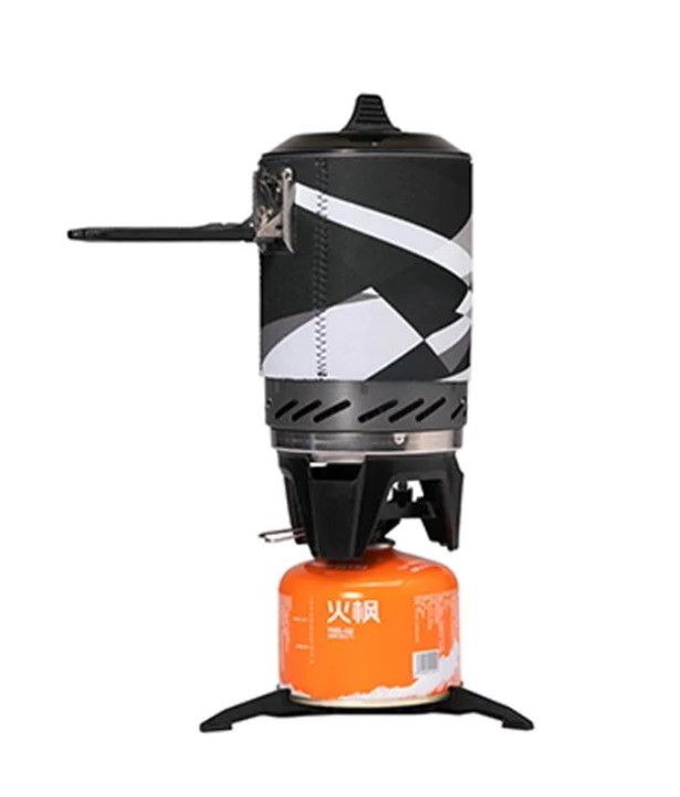 Fire-Maple STAR X2 Gas Stove Set with 1.0 Liter Cooking Pot, Black - Gas Stoves - FMSTARX2B - 1