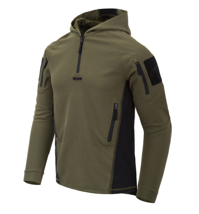 Helikon-Tex Range Hoodie, Green / Black - Hoodies and Sweatshirts - HT001-S-OB - 1