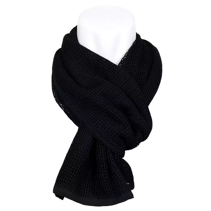 Net Scarf Black, Fosco - Net Scarves - 217205-B - 1