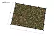DD Tarp XL Shelter Fabric 4.5 x 3.0 Meters, Camouflage Pattern - Tarp and Tent Fabrics - DD-XL-MC - 2