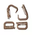 Grimloc Carabiners 4-Pack Set, Coyote - Climbing and Carabiners - 259136C - 2