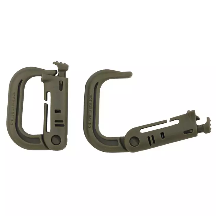 Molle Attachment Carabiner, 2 pcs / pack - Straps and Loops - 27550-Coyote - 1