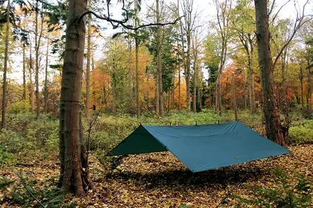 DD Tarp 4X4 m Shelter Canvas - Tarp and Tent Fabrics - DD-4X4-FG - 1