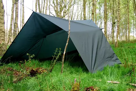 DD Tarp XL shelter canvas 4.5 X 3.0 m, olive green - Tarp and Tent Fabrics - DD-TAR-XL-G - 1