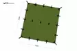DD Tarp 3.5×3.5 m Shelter Canvas, Olive Green - Tarp and Tent Fabrics - DD-3-5X3-5-G - 3