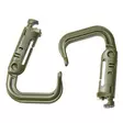 Grimloc karabiinit 4 kpl setti, vihreä - Climbing and Carabiners - 259136G - 4