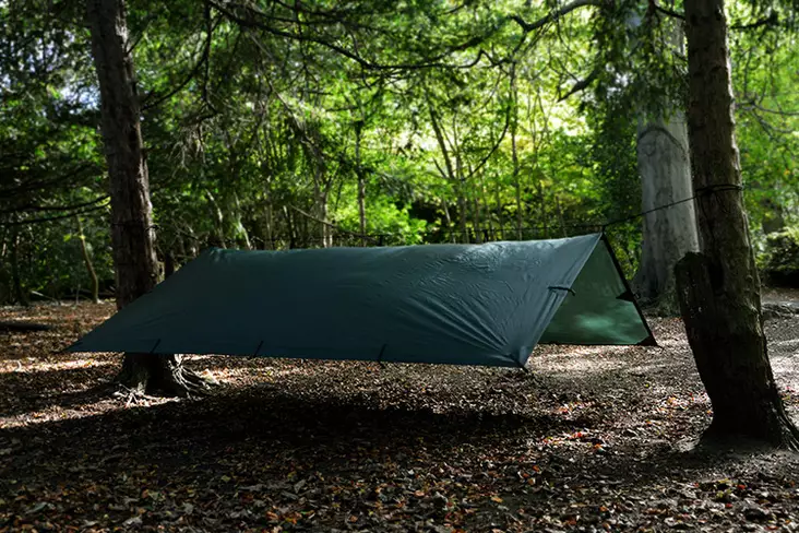 DD Tarp 3X3 Camp Tarp - Tarp and Tent Fabrics - DD-3X3-FG - 1