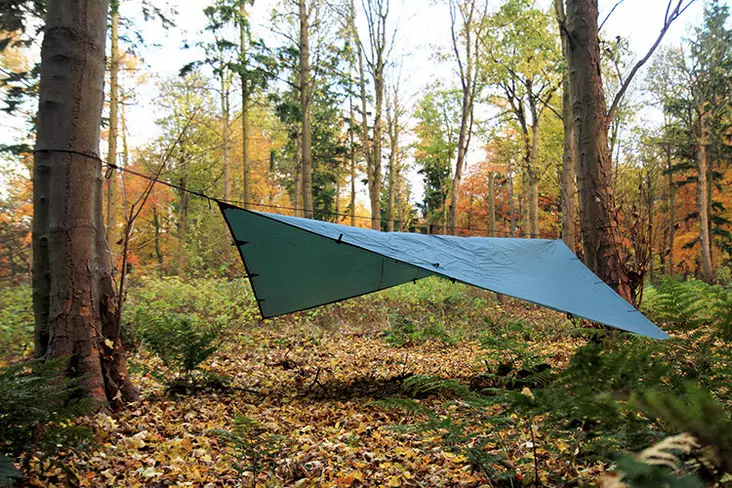 DD Tarp 4x4m ダークグリーン DD Tarp 4X4 m Shelter Canvas Forest Green - US Eagle webstore