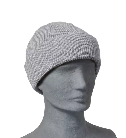 U.S.E. Merino Beanie, Light Gray - Beanies - 9910VH - 1