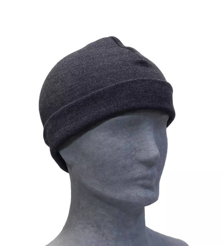 U.S.E. Finnish Tactical Beanie, Merino Wool, Dark Gray - Beanies - 9915H - 1