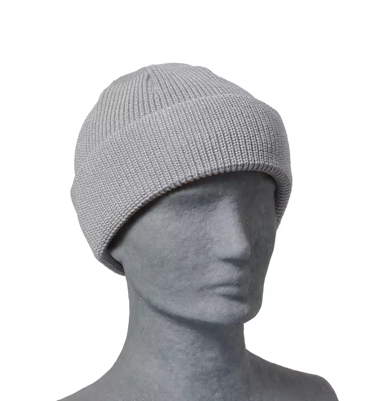 U.S.E. Merino Beanie, Light Gray - Beanies - 9910VH - 1
