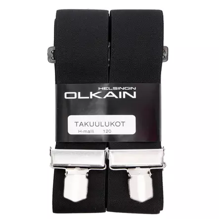 H-Suspender Model 45 mm, Black - Braces - 4005-110-cm - 1