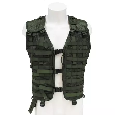 Dutch Modular Combat Vest, Olive Green, Surplus - Tactical Vests - 604902-M - 1