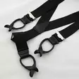 35 mm Snap Suspenders, Black - Braces - 4002-110-cm - 2