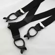 35 mm Snap Suspenders, Black - Braces - 4002-110-cm - 2