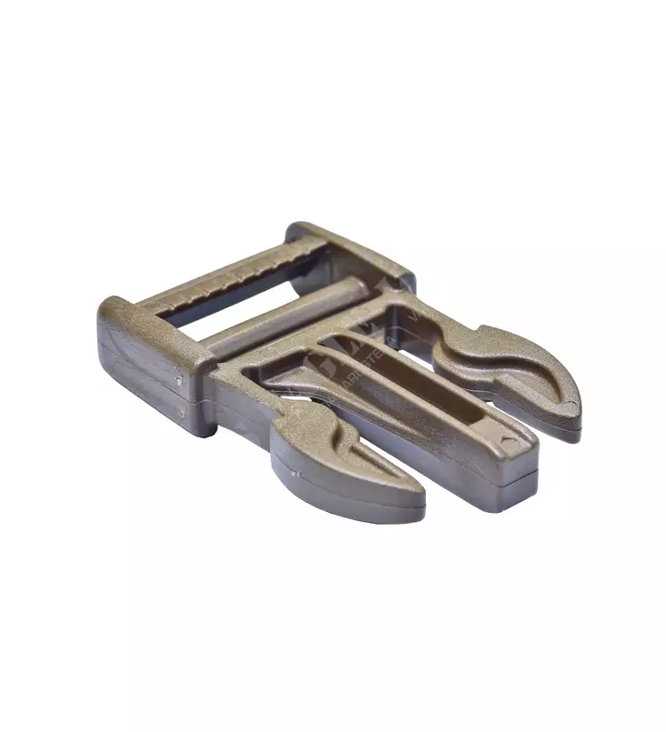 2M Due Emme WB-25 Warrior Buckle 25 mm – Male Part, Olive Green, IR - Buckles and Clips - WB-25-G-M - 5