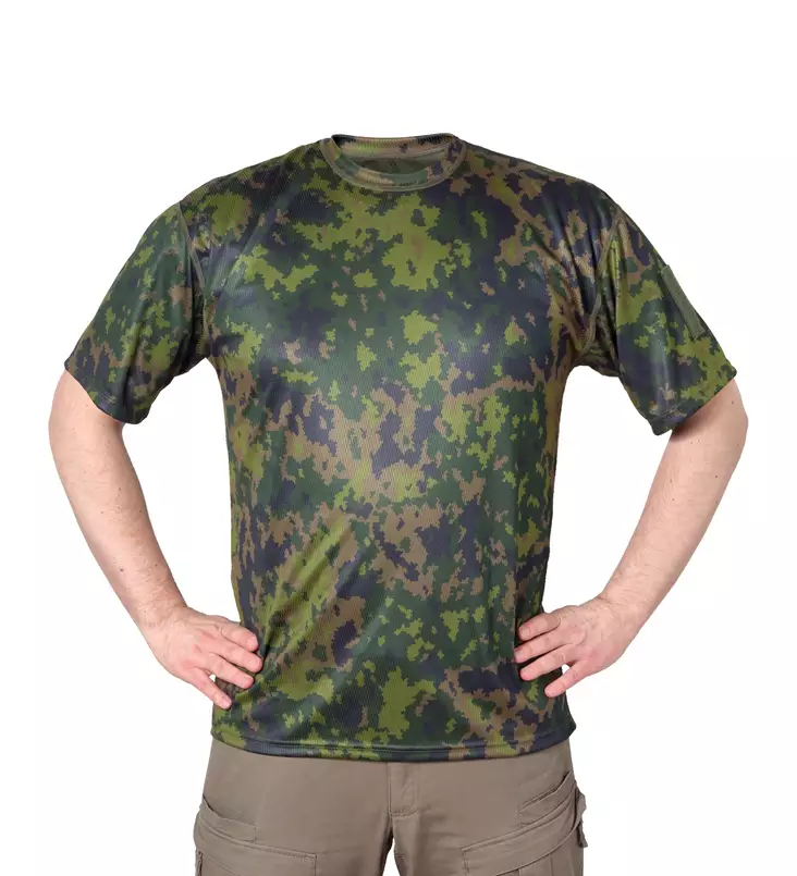 M05 Tactical® T-Shirt Coolmax Fresh, Forest Camouflage - T-Shirts - 210013-M - 1