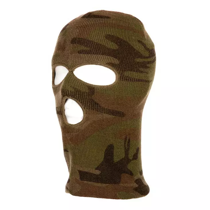 Commando Beanie with Three Openings, Camo - Beanies - 214281-cam - 1