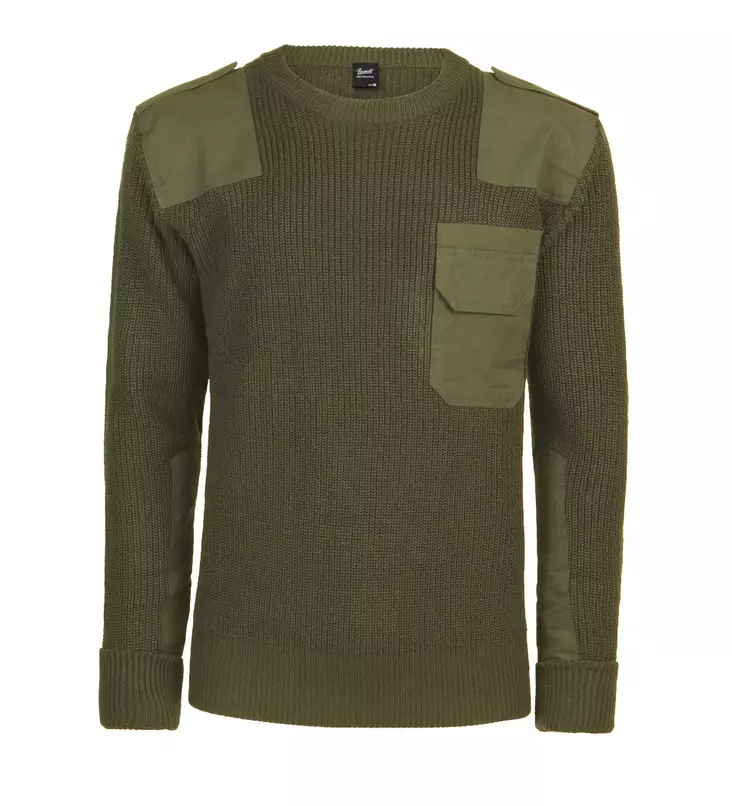 BW Sweater, Olive Green - Long Sleeve Shirts - 5018-1-M - 1