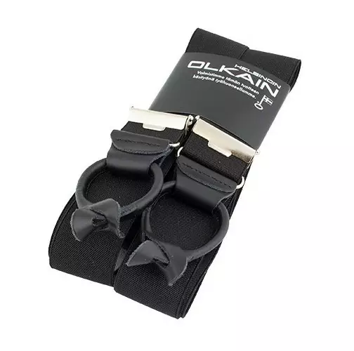 35 mm Snap Suspenders, Black - Braces - 4002-110-cm - 1