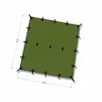 DD Tarp 3X3 m Shelter Fabric - Tarp and Tent Fabrics - DD-3X3-BRO - 3