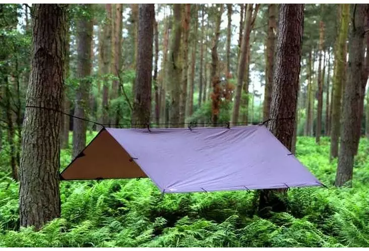 DD Tarp 3X3 m Shelter Fabric - Tarp and Tent Fabrics - DD-3X3-BRO - 1