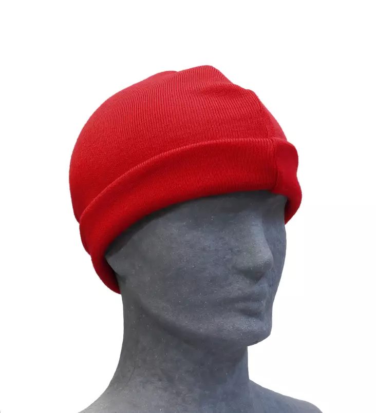 U.S.E. Finnish Commando Beanie, Merino Wool, Red - Beanies - 9915P - 1