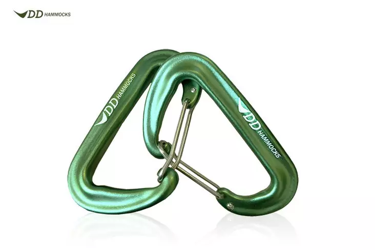 DD Carabiner Set, 2 Pieces, Green - Climbing and Carabiners - DD-KABK2GR - 4