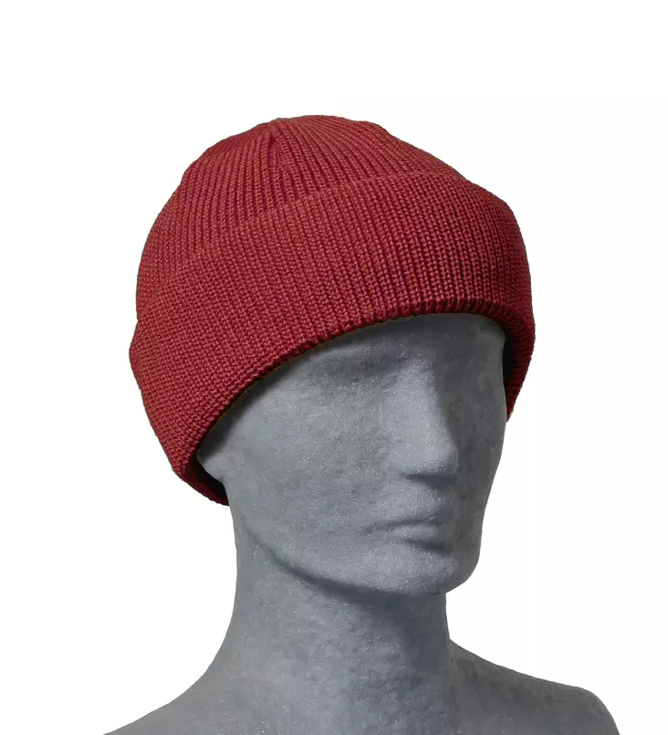 U.S.E. Merino Beanie, Rust Red - Beanies - 9910R - 1