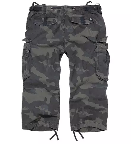 Brandit Industry Vintage Shorts, Dark Camo - Shorts and Sports Pants - 2003-4-S - 2