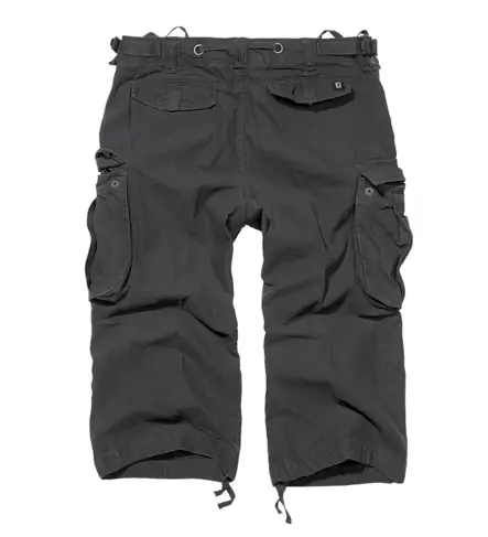 Brandit Industry Vintage Shorts, Black - Shorts and Sports Pants - 2003-2-S - 2