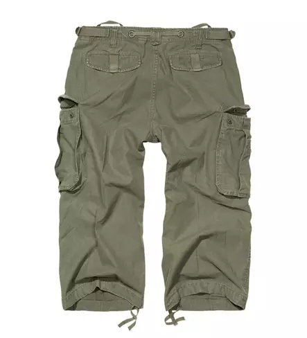 Brandit Industry Vintage Shorts, Olive Green - Shorts and Sports Pants - 2003-1-S - 4