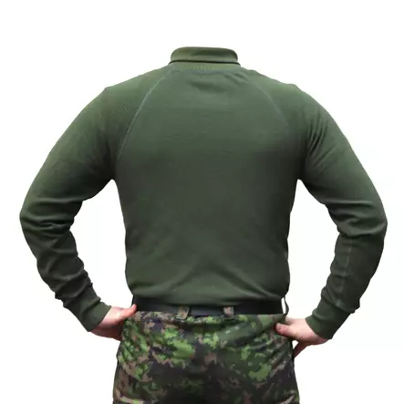 Finnish Army Field Polo M91, Green - Long Sleeve Shirts - 210006-S - 2