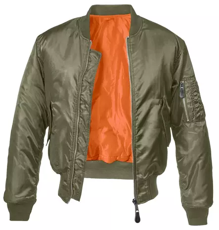 Brandit MA1 Flight Jacket, Green - Pilot and Outerwear Jackets - 3149-1-S - 1