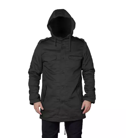 Brandit BW Parka Jacket Forest, Black - Summer and Winter Jackets - 9633-2-S - 1