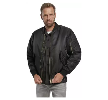 Brandit MA1 Pilot Jacket, Black - Pilot and Outerwear Jackets - 3149-2-S - 4