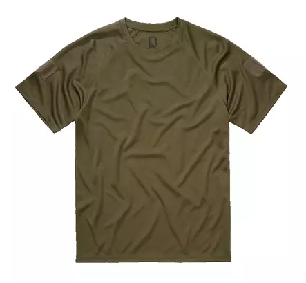 Brandit Quick Dry T-Shirt, Olive Green - T-Shirts - 4230-15001-S - 1